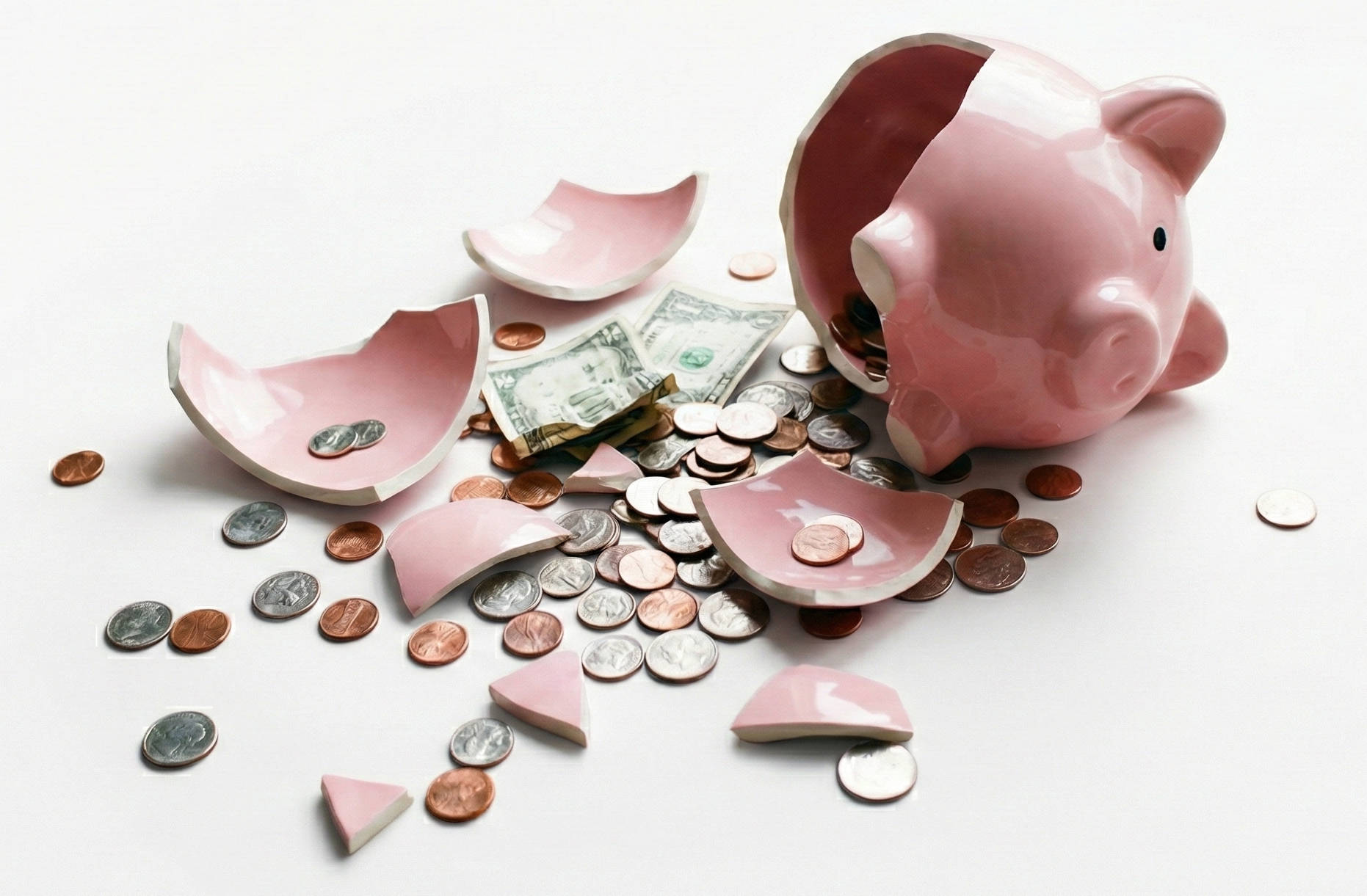Broken Piggy Bank